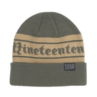 1910 9teenten アパレル ナインティーン テン ビーニー　Ironhorse Beanie （Olive/Khaki） MS225242