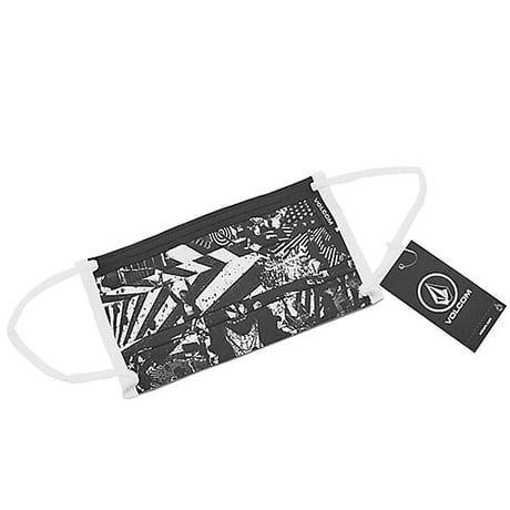 VOLCOM ボルコム ファッションマスク　VOLCOM USST FACE MASK  （BLACK WHITE）