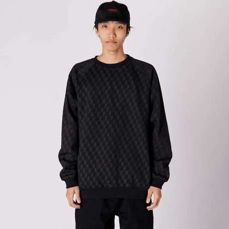 SALE FORMER スウェット トレーナー フォーマー　FORMER SYNOPTIC CREW （BLACK）