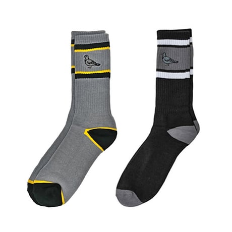 ANTIHERO SKATEBOARDS ソックス アンタイヒーロー グレー 黒 メンズ　ANTI HERO BASIC PIGEON EMB SOCKS （2カラー)