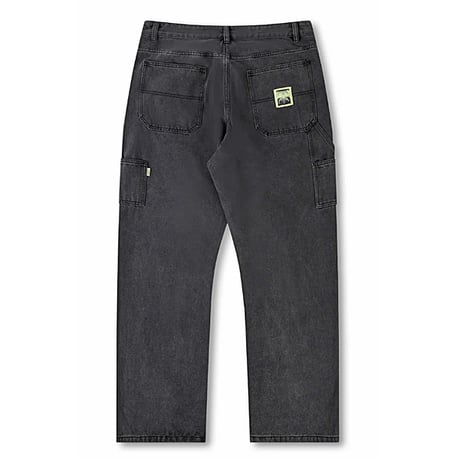 FORMER パンツ ディステンド フォーマー メンズ　FORMER VT DISTEND DENIM CARPENTER PANT （WASHED BLACK）