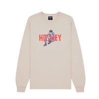 SALE HOCKEY SKATEBOARDS Tシャツ 長袖 ロンT ホッケー　Shame L/S Tee （SAND）