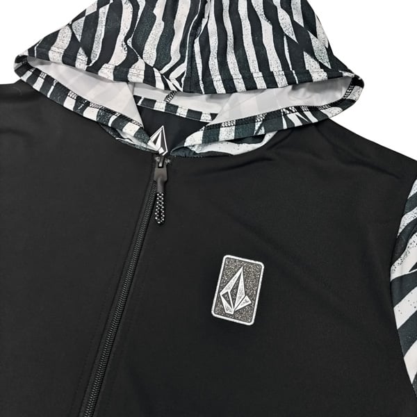 VOLCOM ★ ラッシュガード メール便対応】 VOLCOM JP V DAZZLE L/S THRASHGUARD BLK ボルコム