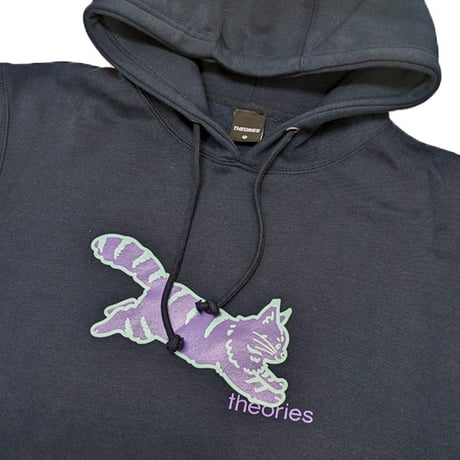 THEORIES パーカ　THEORIES PULLOVER HOOD CONSCIOUS KITTY （WASHED NAVY） プルオーバーフーディー パーカ メンズ セオリーズ