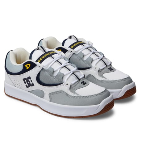 SALE DC SHOES スニーカー スケボー ディーシー シューズ 白 グレー　KALYNX ZERO ADYS100819 （WHITE/GREY：WGY）