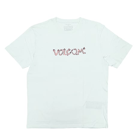 VOLCOM ボルコム Tシャツ 半袖 ライトグリーン系 メンズ　Crazybal T-shirt （CLOUD BLUE）