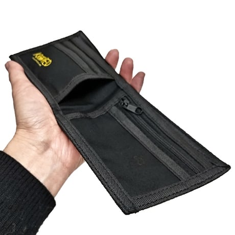 KROOKED 財布 クルキッド　KROOKED SKATEBOARDS EYES WALLET BIFOLD WALLET  （BLACK） 二つ折り財布 クルキッド