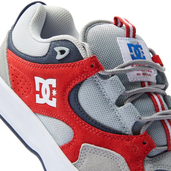 DC SHOES スニーカー スケボー ディーシー シューズ　KALYNX ZERO S（GRF　GREY/RED）