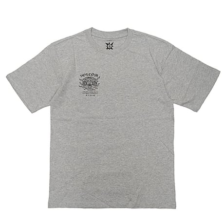 SALE VOLCOM ボルコム Tシャツ 半袖 グレー メンズ　TOKYO TRUE FEATURED ARTIST YUSUKE TIGER SHORT SLEEVE T-SHIRT