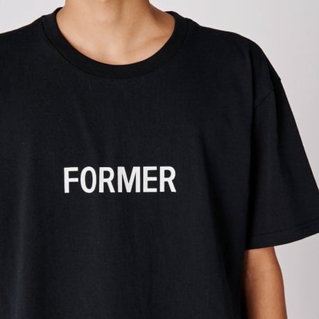 FORMER Tシャツ 半袖 黒 ロゴ 定番 レガシー フォーマー　FORMER  LEGACY TEE（BLACK）
