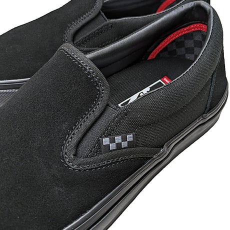 VANS バンズ スケート スリッポン　VANS SKATEBOARDING SKATE SLIP-ON SHOES（BLACK/BLACK） VN0A5FCABKA