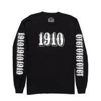 1910 9teenten アパレル ナインティーン テン Tシャツ 長袖　OG Font LS Tee （Black）