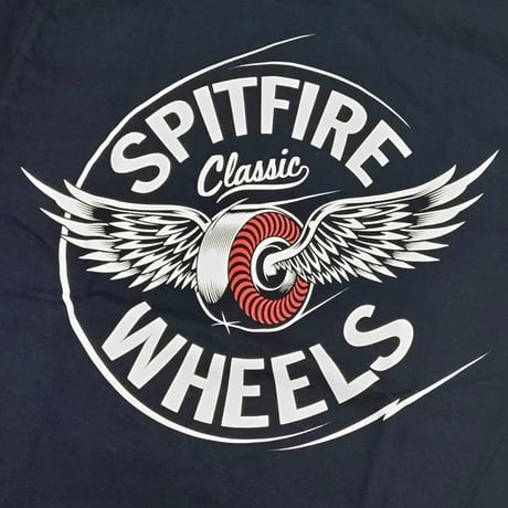 SALE SPITFIRE WHEELS Tシャツ 半袖 スピットファイア ネイビー　SPIT FIRE FLYING CLASSIC S/S TEE（NAVY）