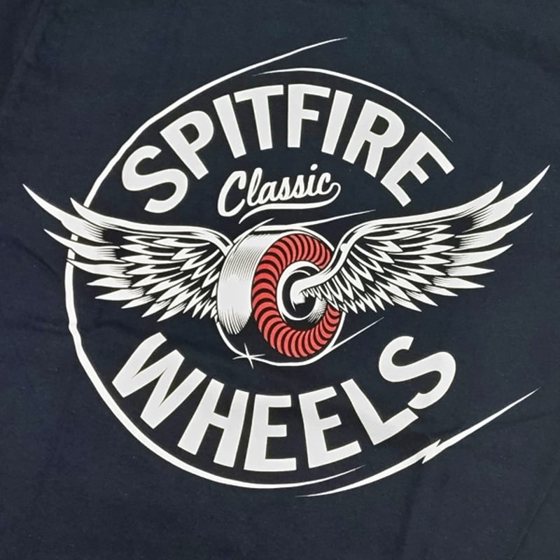 SPITFIRE WHEELS Tシャツ 半袖 スピットファイア ネイビー