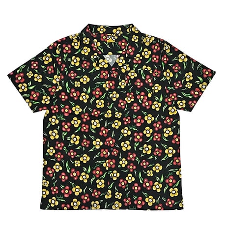 KROOKED シャツ 半袖 クルキッド　KROOKED SKATEBOARDS ALOHA FLOWER CUSTOM S/S SHIRT （MULTI COLOR）