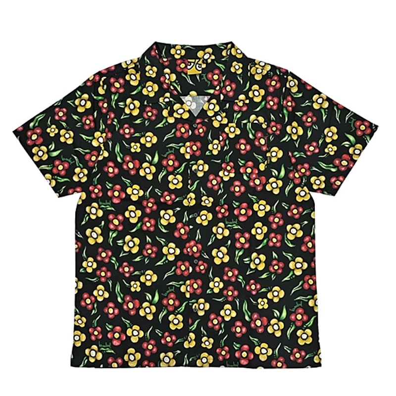 KROOKED シャツ 半袖 クルキッド KROOKED SKATEBOARDS ALOHA
