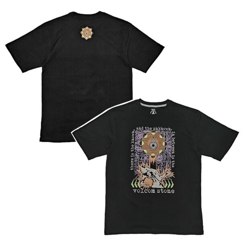 VOLCOM ボルコム スケート スケボー Tシャツ 半袖 メンズ 黒