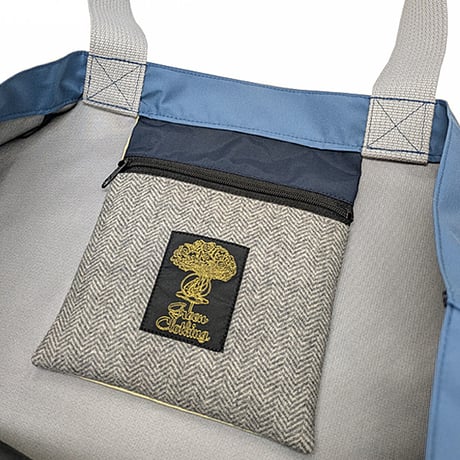 GREENCLOTHING トートバッグ グリーンクロージング GREEN CLOTHING NYLON TOTE BAG（PURPLE SLATE YELLOW）