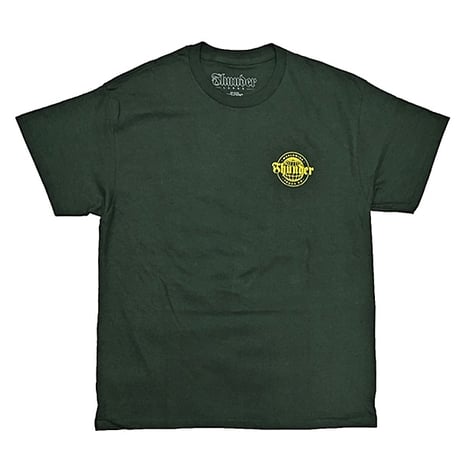 THUNDER TRUCKS サンダー スケボー Tシャツ 半袖 緑 　WORLDWIDE DBL S/S TEE （FOREST GREEN）