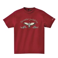 SALE GREENCLOTHING Tシャツ 半袖 メンズ レディース バーガンディー　グリーンクロージング  GREEN CLOTHING WILL DIE TEE （MAROON）