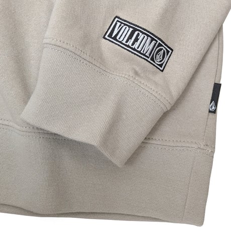 SALE VOLCOM ボルコム スノーアパレル スウェット メンズ グレー系ベージュ　Essential Fleece Sweatshirt （STN）