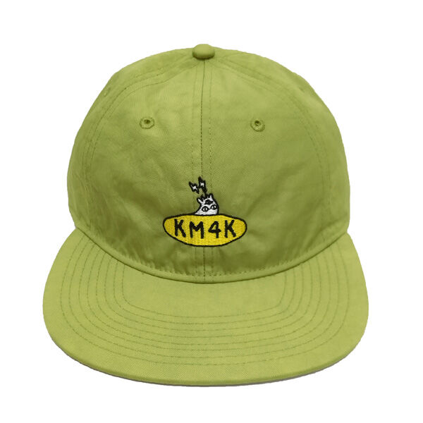 KM4K キャップ　NYLON CAP （GREEN　ORANGE） カモシカ ナイロンキャップ