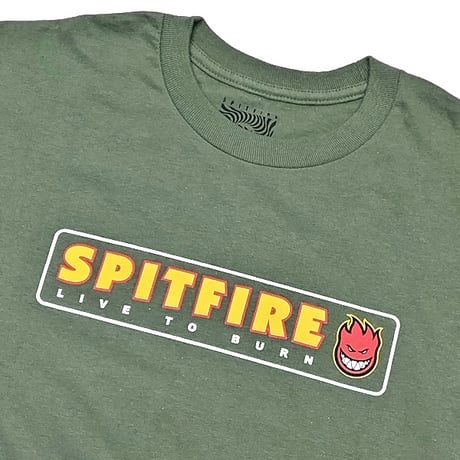 SALE SPIT FIRE WHEELS Tシャツ 長袖 スピットファイア　LTB L/S TEE （MILITARY GREEN）