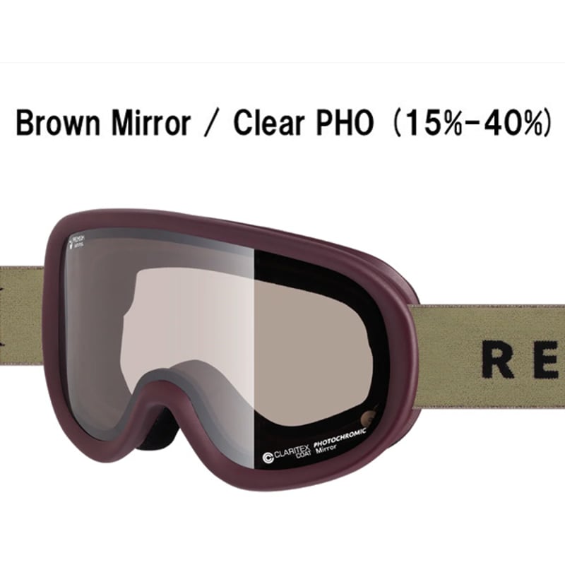 25-26 ゴーグル リボルト スノーボード SUPER LIGHT FRAME Matte