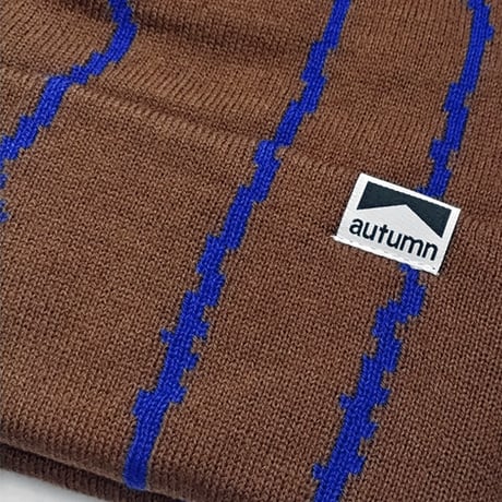 AUTUMN ビーニー 　AUTUMN HEADWEAR LANDSCAPE BEANIE （BROWN） オータム スノー スノーボード