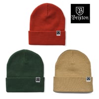 BRIXTON ビーニー ブリクストン　HARBOR BETA WATCH CAP BEANIE （BURNT RED　PINE NEEDLE　ANTELOPE）