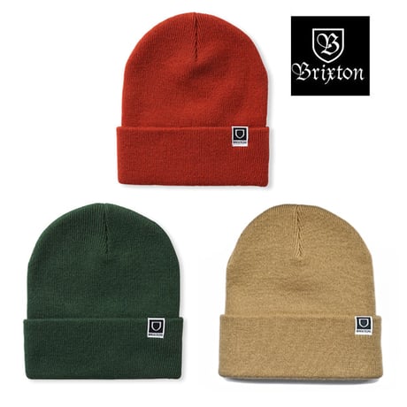 BRIXTON ビーニー ハーバー ブリクストン　HARBOR BETA WATCH CAP BEANIE （BURNT RED　PINE NEEDLE　ANTELOPE）