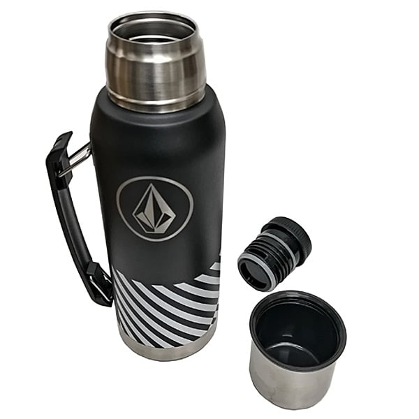 非売品☆激レア☆VOLCOM boards154 USA製　送料込み VOLCOM ヘビーメタル保温ボトル サーマルボトル 水筒 ステンレス