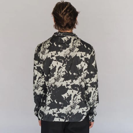 SALE WELCOME SKATEBOARDS シャツ ウェルカム 長袖　DIVER LONG SLEEVE RAYON SHIRT （SAGE）