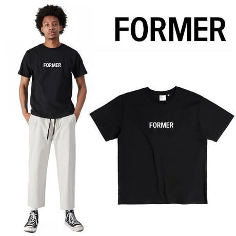 SALE FORMER Tシャツ 半袖 黒 メンズ フォーマー　FORMER LEGACY TEE（BLACK）