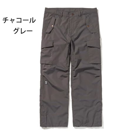SALE スノーパンツ インハビタント inhabitant SWEDISH ARMY PANTS （チャコールグレー　ホワイト）