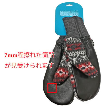 “訳ありOUTLET SALE” GREEN CLOTHING KNIT MITT （ALPS/Lサイズ) 22-23 ミトン ミット グローブ メンズ レディース グリーンクロージング