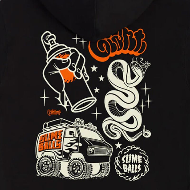 【極美品☆人気デザイン】バレンシアガ パーカー スライムロゴ ブラック L M☆アウトレット☆BALENCIAGA☆スライムロゴフーディブラック