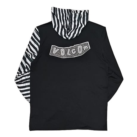 VOLCOM ボルコム ラッシュガード　RAMP STONE HOOD LONG SLEEVE （BLACK）