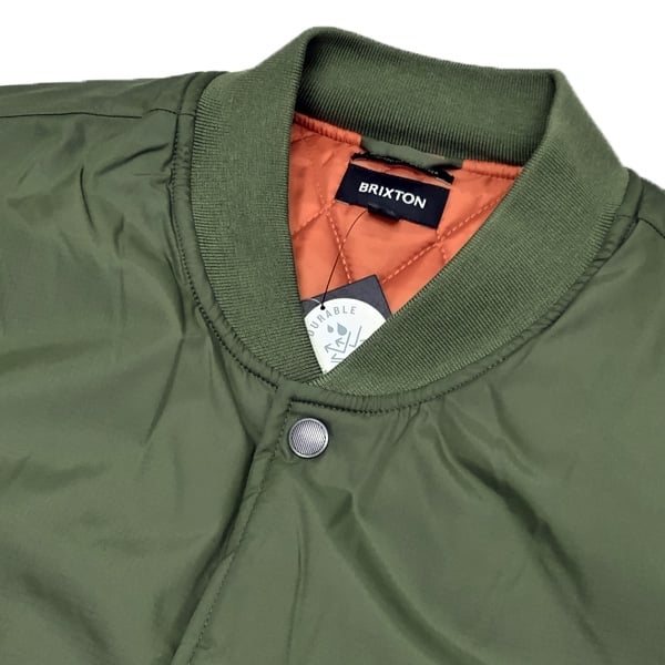 美品 ベーコン BACON ビッグボンバージャケット ブルゾン 緑 カーキ 14042401182-11.jpg