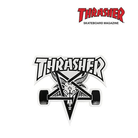 THRASHER ステッカー　THRASHER MAGAZINE DIE SKATE GOAT STICKER 【SMALL】 スラッシャー