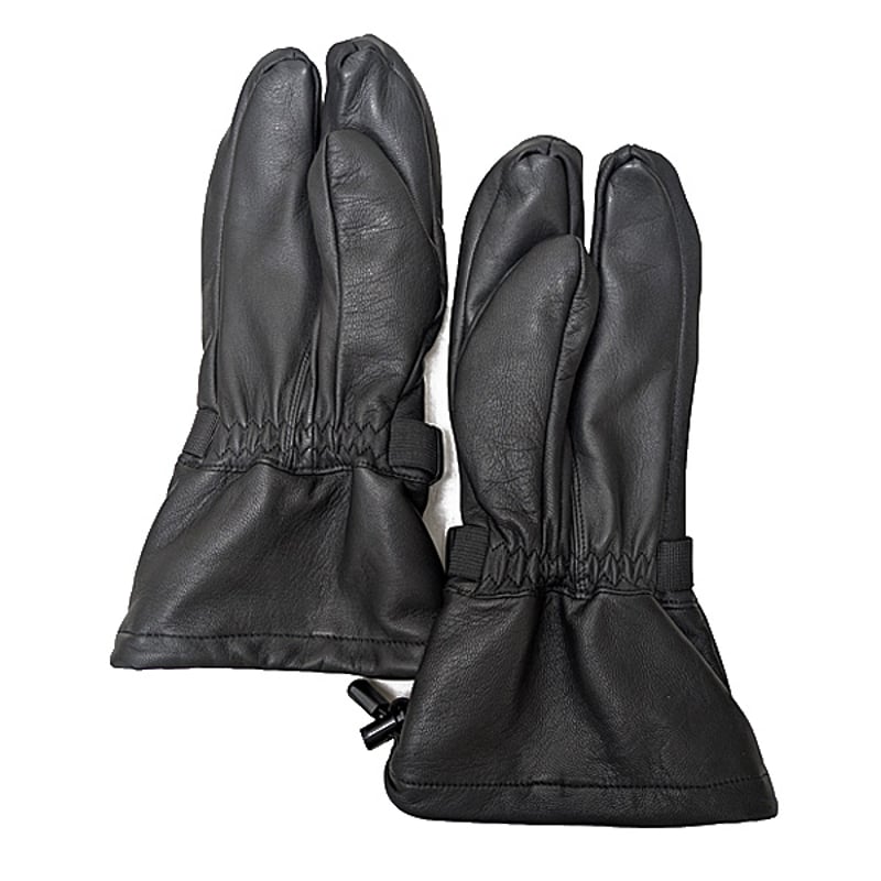 KM4K グローブ ミトン KM4K NO HIZUME KAWA （FULL BLACK S