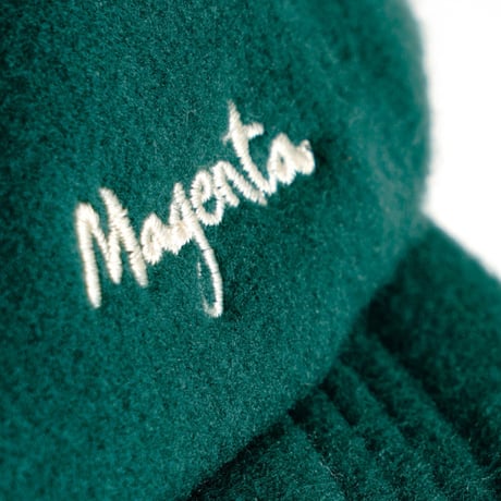 SALE MAGENTA キャップ リバーシブル フリース 緑 ベージュ マゼンタ マジェンタ　MAGENTA SKATEBOARDS 6P REVERSIBLE HAT （GREEN）