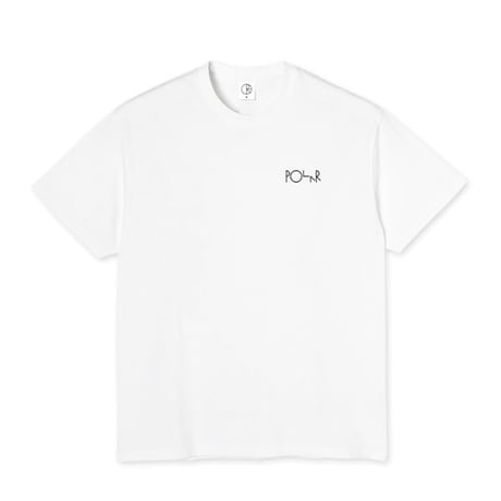 POLAR SKATE CO Tシャツ 半袖 ホワイト ポーラー メンズ　BMX DREAM FILL LOGO TEE （WHITE）
