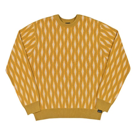 SALE QUASI  ニット セーター メンズ クワジ クワージー クアジ　QUASI SKATEBOARDS Odessa Sweater（Honey）