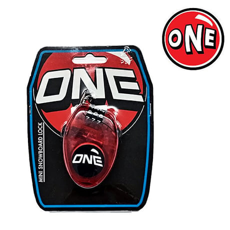 ONE BALL ロック　ONEBALL MINI LOCK （RED） スノーボードアクセサリー ミニロック ワンボール