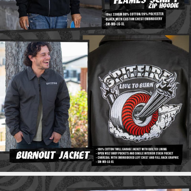 SPITFIRE WHEELS ジャケット スピットファイア SPIT FIRE BURNOU