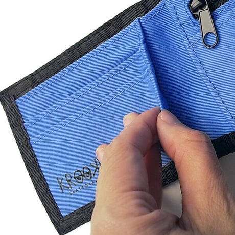 SALE KROOKED 財布 クルキッド　KROOKED SKATEBOARDS KR WALLET KRKD MOON SMILE FACE WALLET