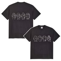 POLAR SKATE CO Tシャツ 半袖  ブラック ポーラー メンズ　8 Heads Contrast Tee （Black/White）