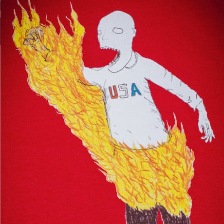 FUCKING AWESOME ファッキンオーサム Tシャツ 半袖 赤　LIFE IN THE USA SHORT SLEEVE TEE （RED）