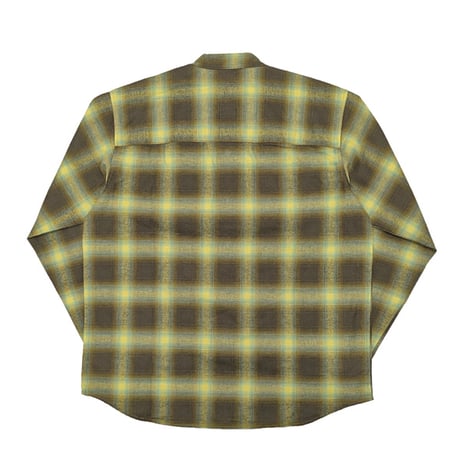 KM4K シャツ 長袖 カモシカ　KM4K KM4K ORIGIN LONG-SLEEVED SHIRT フランネル （BROWN系チェック）